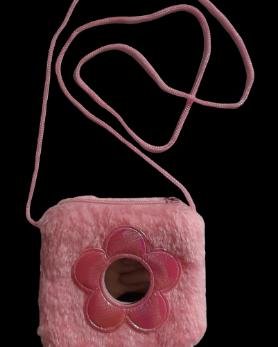 Furry Pink Purse