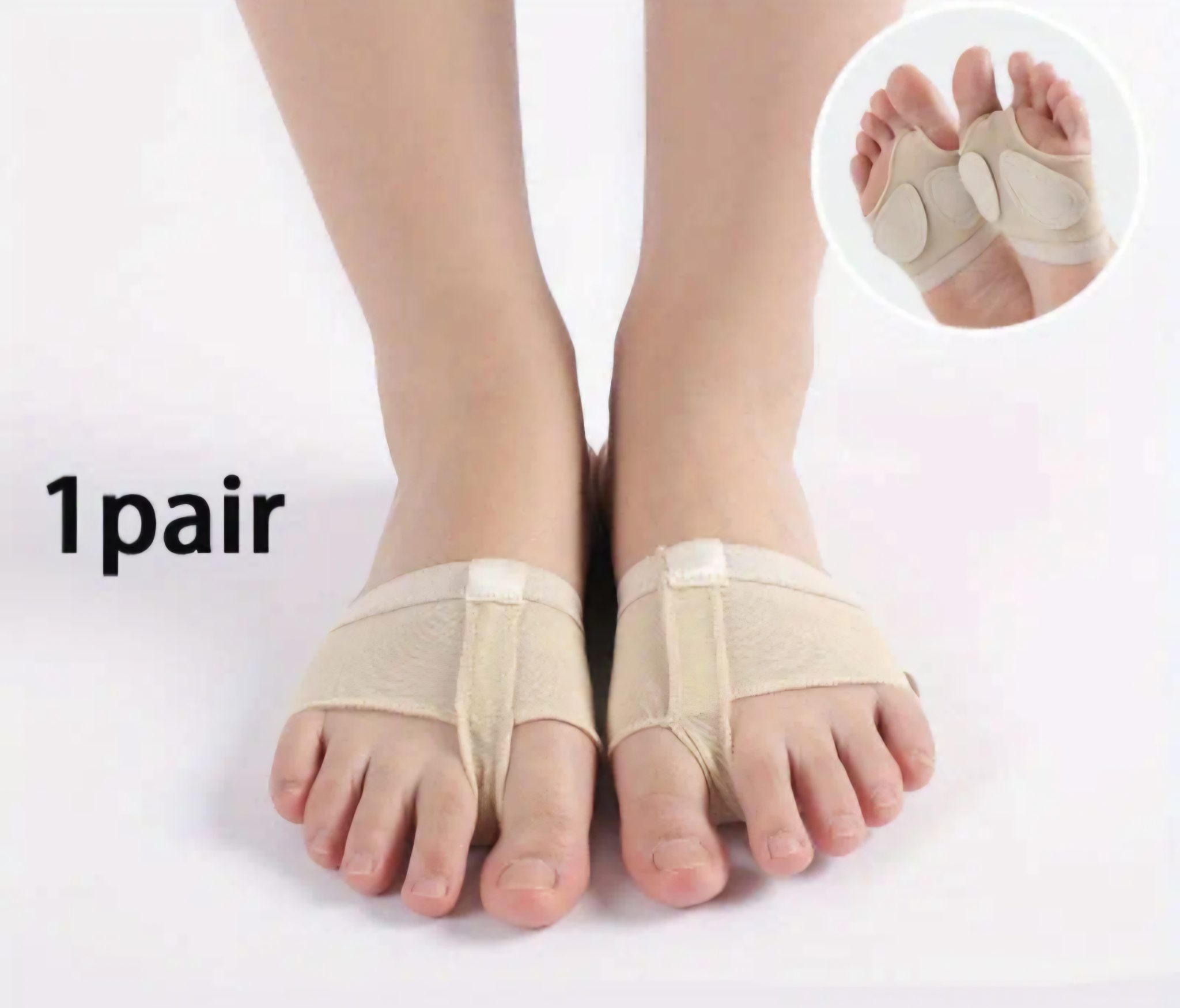 Nude light weight foot undeez – alternate view